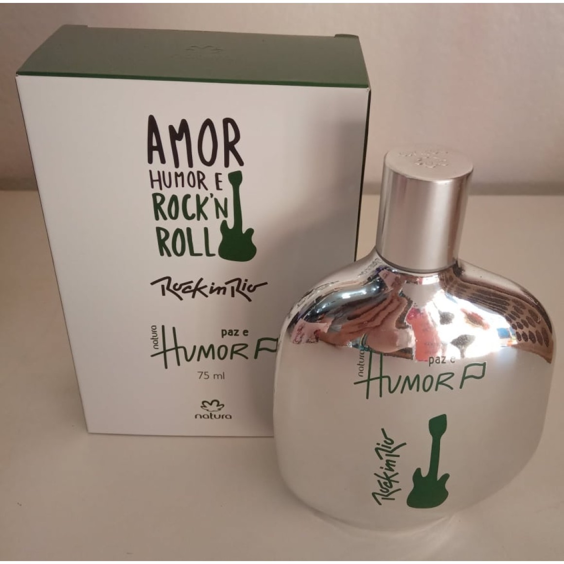 COLÔNIA NATURA PAZ E HUMOR ROCK IN RIO 75ML